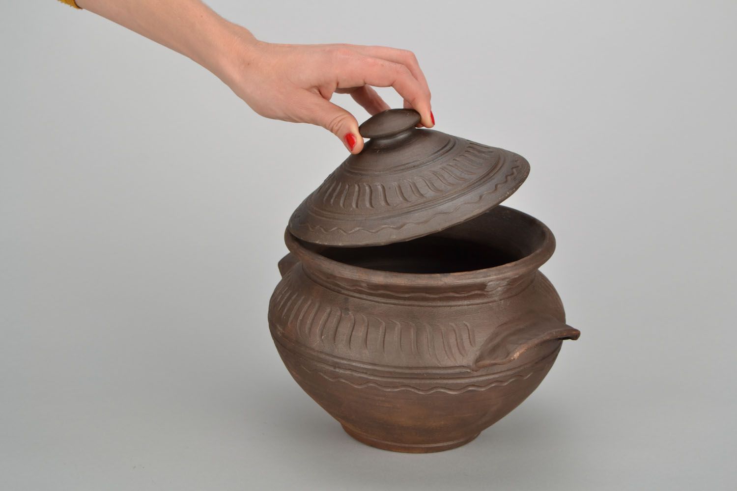 Clay pot for first courses