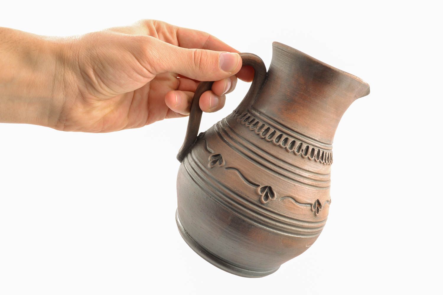 Ceramic jug without lid