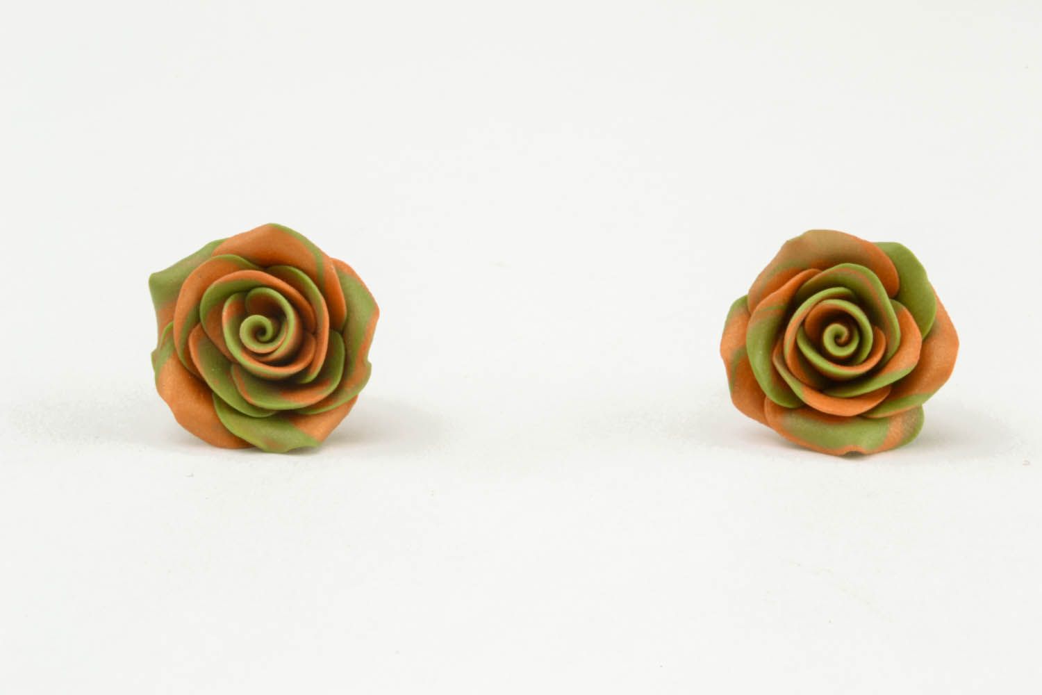 Camouflage Rose Earrings