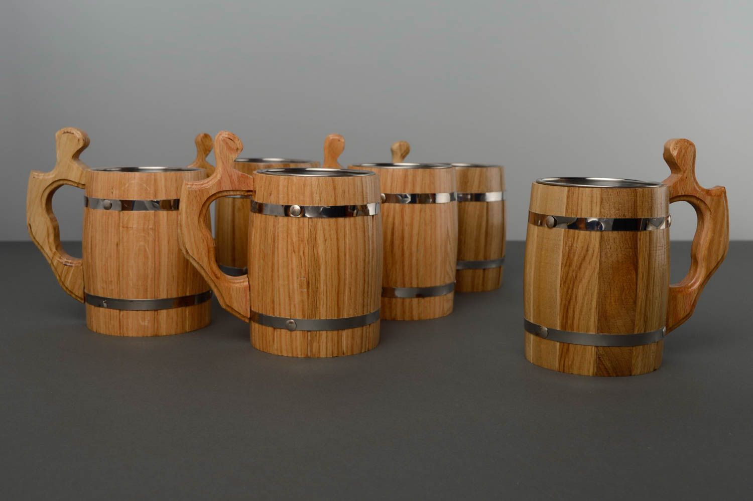 Set of beer mugs