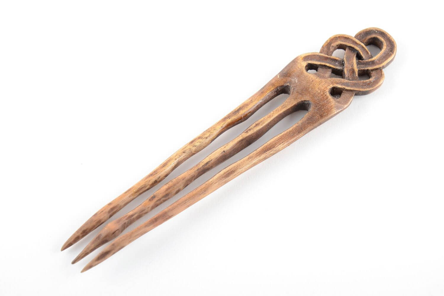 Wooden hairpin 