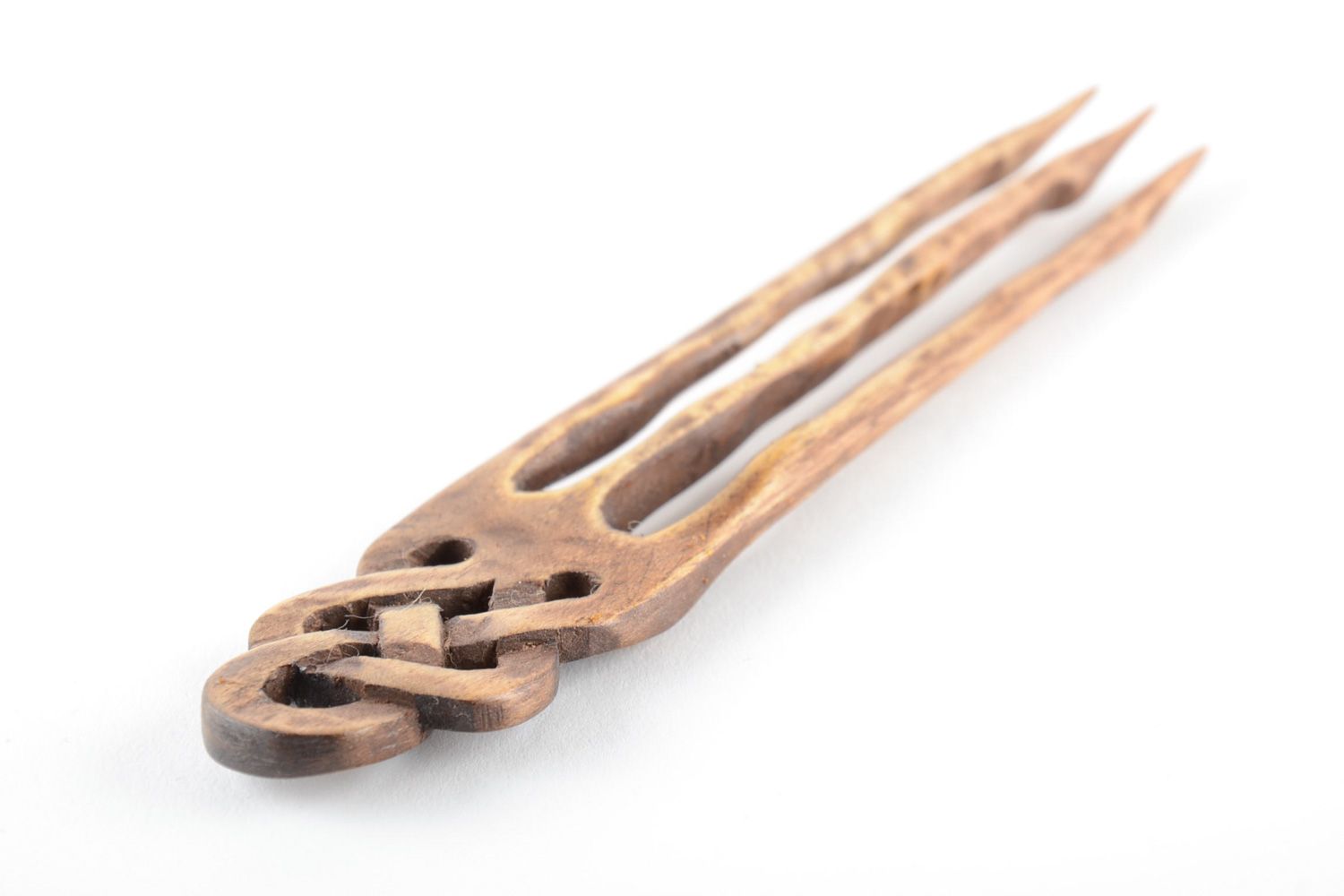 Wooden hairpin 