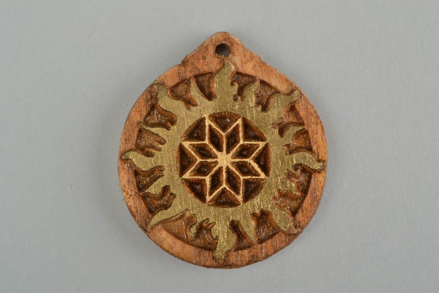 Wooden amulet