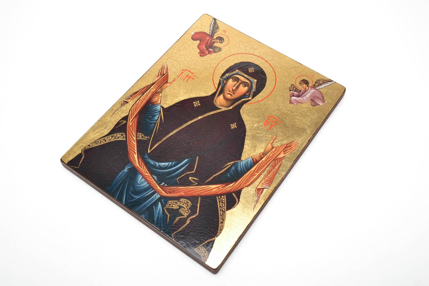 Orthodox icon of the Blessed Virgin Mary, handmade